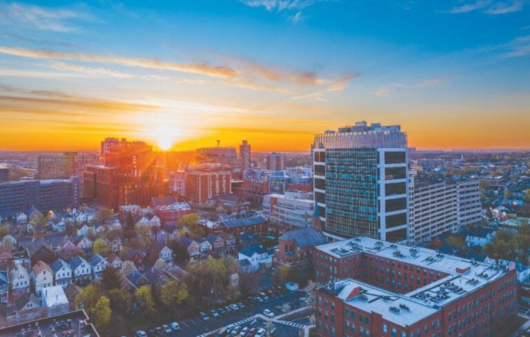 Middlesex County aerial shot